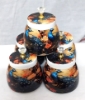 Picture of Peacock designed Metal jars( set of 4 pcs)