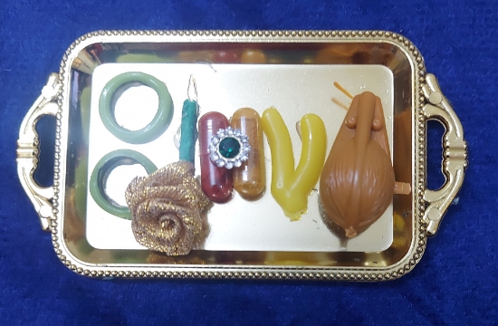 Picture of Plate Tambulam with Haldi Kumkum ( pack of 20 pcs)