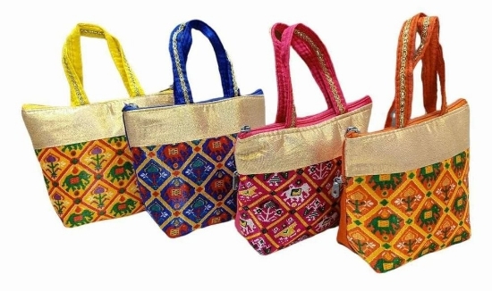 Picture of Patola Print bags (set of 10 pcs)