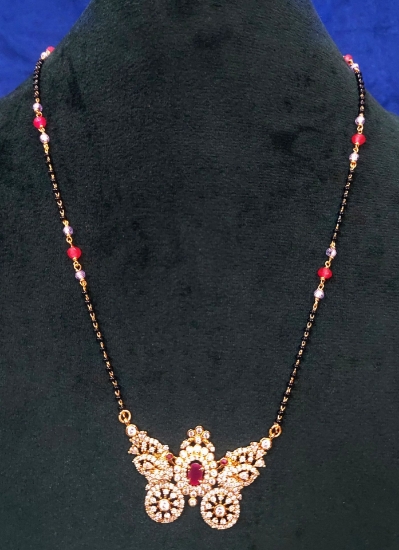 Picture of Butterfly design mangalsutra