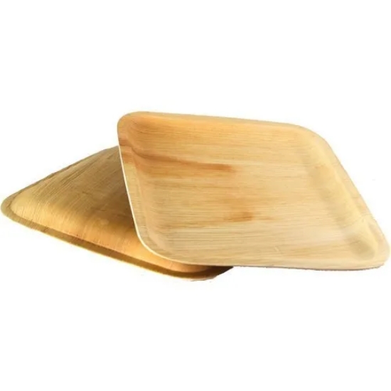 Picture of Areca Palm Leaf Plates - Square [10 inch - 10 pack]