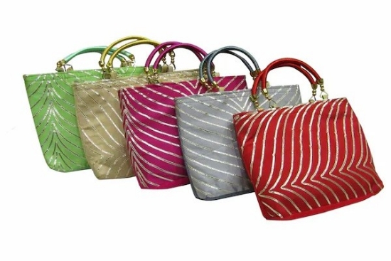 Picture of Silver Lace embroidery bags (set of 10 pcs)