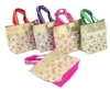 Picture of Zari Border embroidery bags(set of 10 pcs)